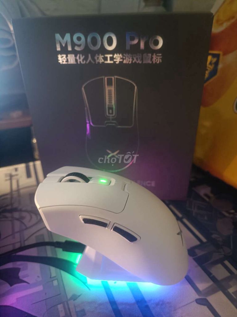 Chuột Delux M900 Pro Trắng. Mua bán Phụ kiện (Màn hình, Chuột...) tại Thành phố Đà Lạt Lâm Đồng được đăng bởi nơi bán đồ của Nam hình 1