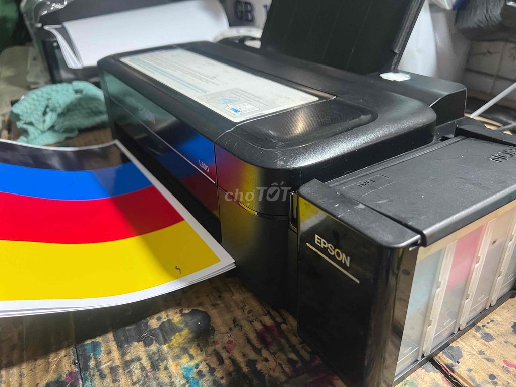 Máy in màu Epson L300 In phun A4. Mua bán Đồ dùng văn phòng tại Quận 8 Tp Hồ Chí Minh được đăng bởi Huu Phuoc DuongMay in Sinh viên hình 1
