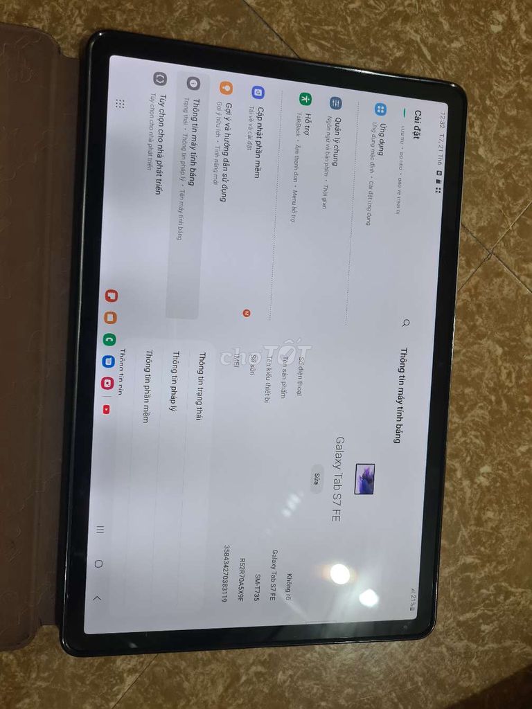 Samsung Galaxy Tab S7 FE 64GB - Đã Sử Dụng