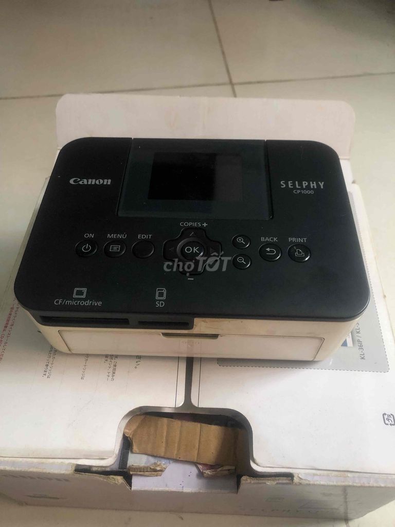 Máy in ảnh Canon SELPHY CP1000 Đen. Mua bán Đồ dùng văn phòng tại Huyện Hóc Môn Tp Hồ Chí Minh được đăng bởi Sơn Tuyền hình 1