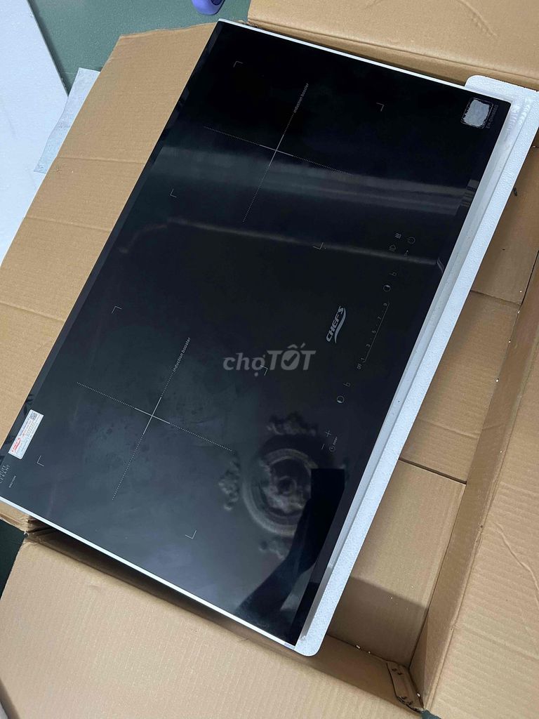 Bếp từ đôi Chefs NG228 Đen Kính 2700W. Mua bán Bếp, lò, đồ điện nhà bếp tại Huyện Quốc Oai Hà Nội được đăng bởi Dương Dê hình 1