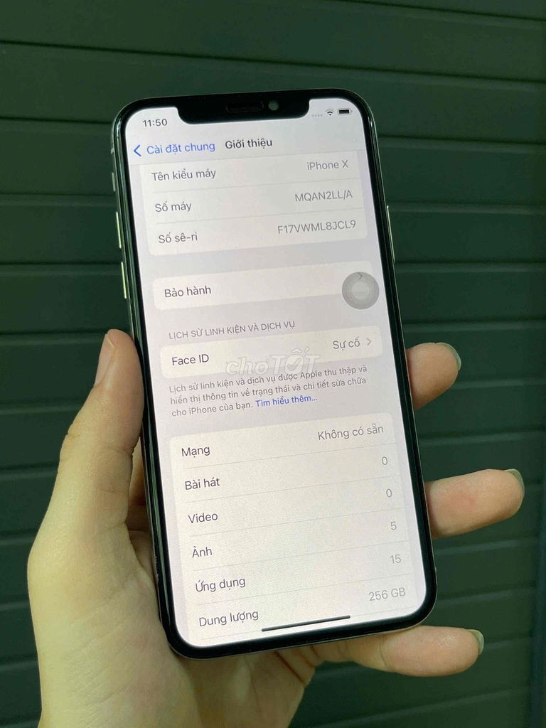 Iphone X 256GB - pin 100%. Mua bán Điện thoại tại Thành phố Cao Lãnh Đồng Tháp được đăng bởi LUÂN hình 1