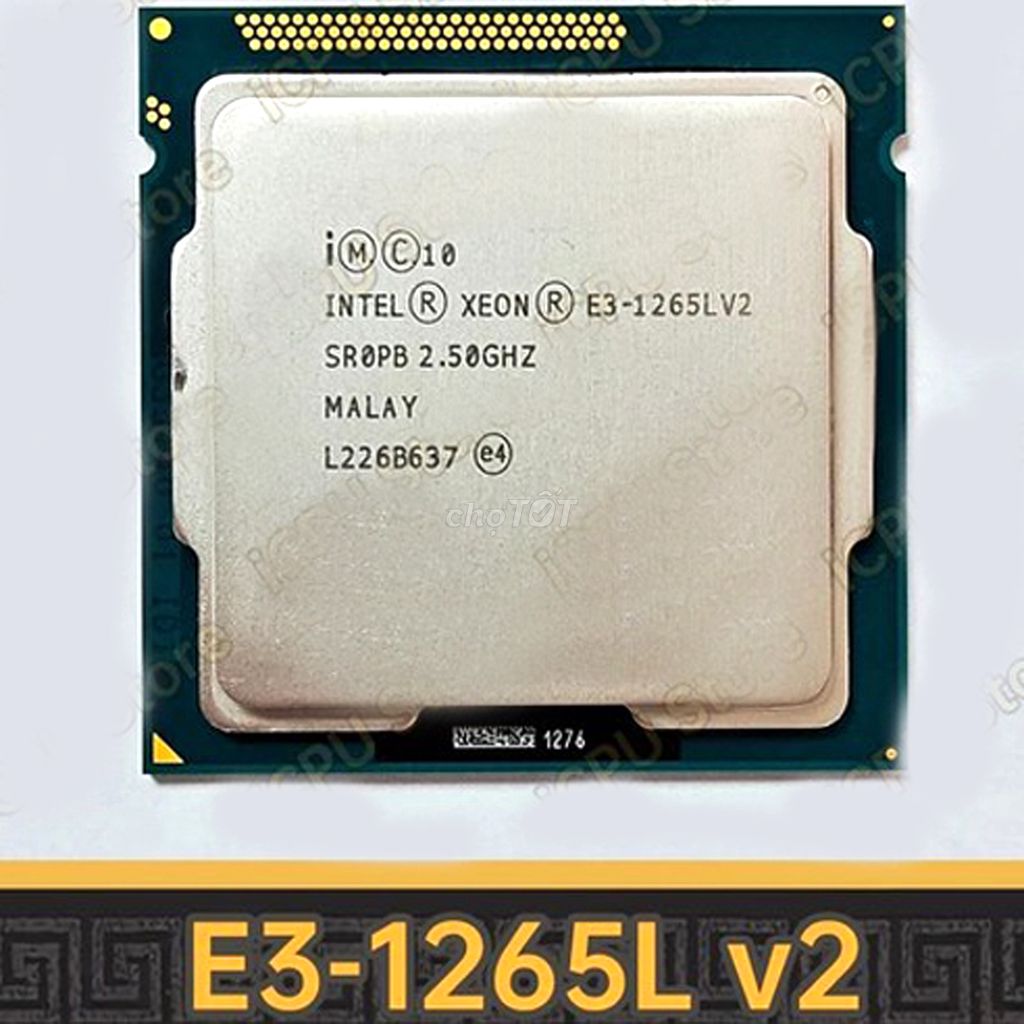 XEON 1265L V2 MẠNH = I7 3770- CHỈ 45W ( hàng hiếm)