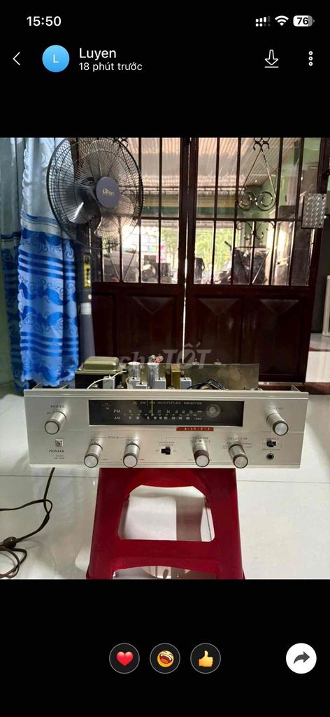 Âm ly đèn Pioneer SX-304 nguyên bản. Mua bán Tivi, Âm thanh tại Huyện Định Quán Đồng Nai được đăng bởi Manh Hùng hình 1
