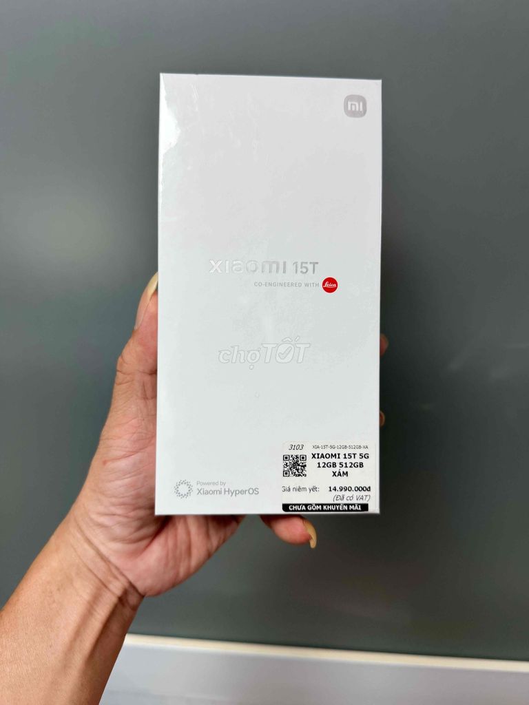 Xiaomi 15T 12GB/512GB Xám new seall cellphone. Mua bán Điện thoại tại Quận 6 Tp Hồ Chí Minh được đăng bởi Chuyên mua bán điện thoại laptop hình 1