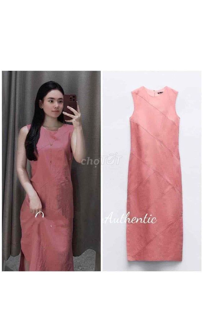Váy Zara Nữ Vải bố Hồng Size S. Mua bán Quần áo tại Quận 12 Tp Hồ Chí Minh được đăng bởi Hoài hình 1