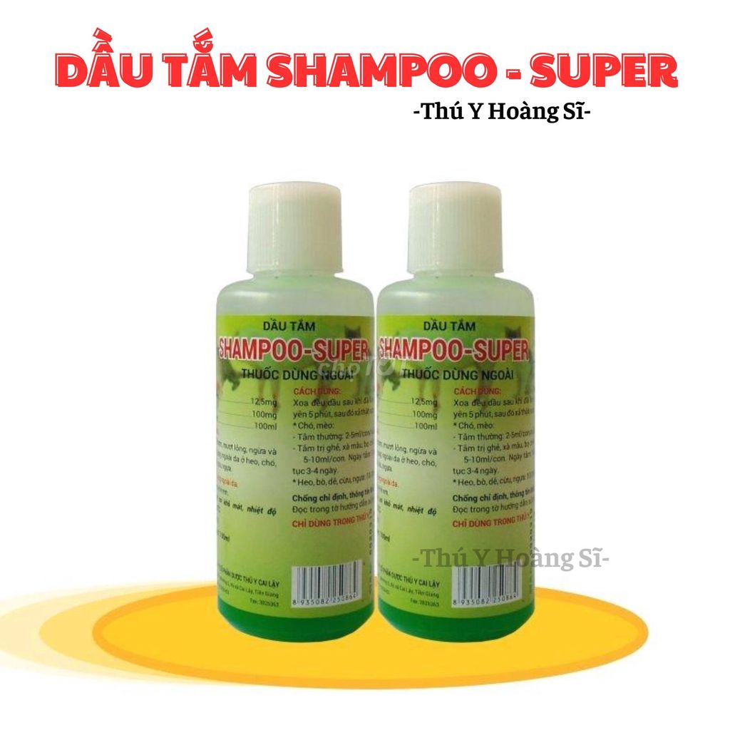 Dầu tắm SHAMPOO - SUPER CHO THÚ CƯNG