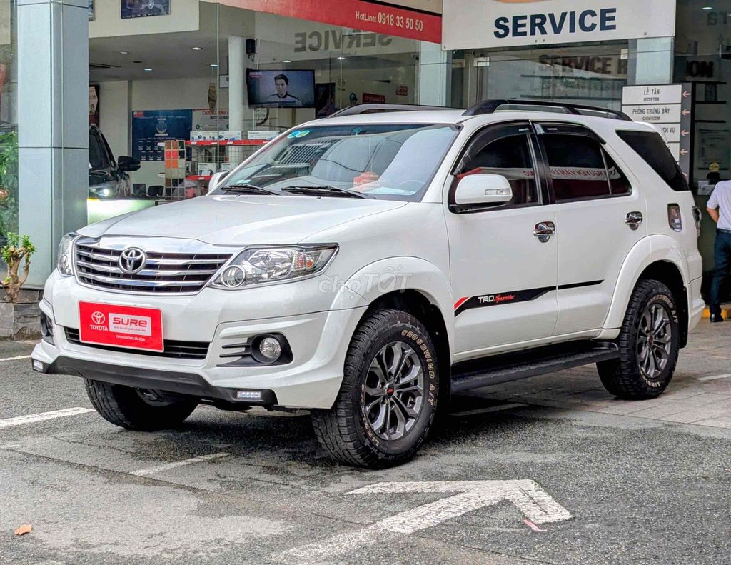 Toyota Fortuner 2016 số tự động màu trắng máy xăng. Mua bán Ô tô tại Huyện Cần Giờ Tp Hồ Chí Minh được đăng bởi Đại lý chính hãng xe qua sử dụng Toyota Sài Gòn hình 1