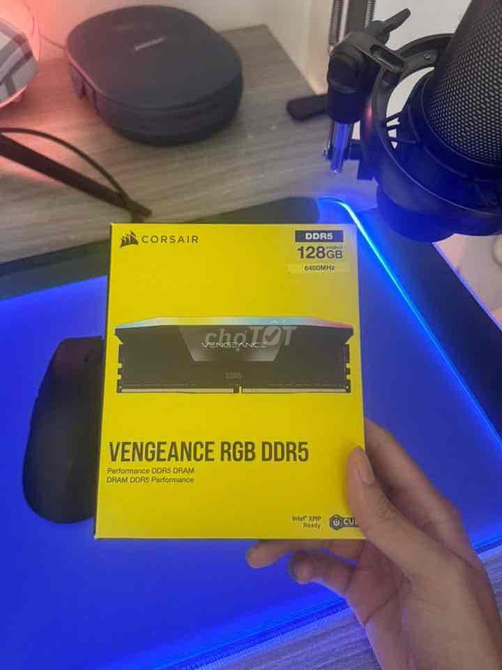 RAM Corsair Vengeance RGB DDR5 128GB 6400MHz Mới. Mua bán Linh kiện (RAM, Card...) tại Quận Bình Thạnh Tp Hồ Chí Minh được đăng bởi Minh Hoàng hình 1