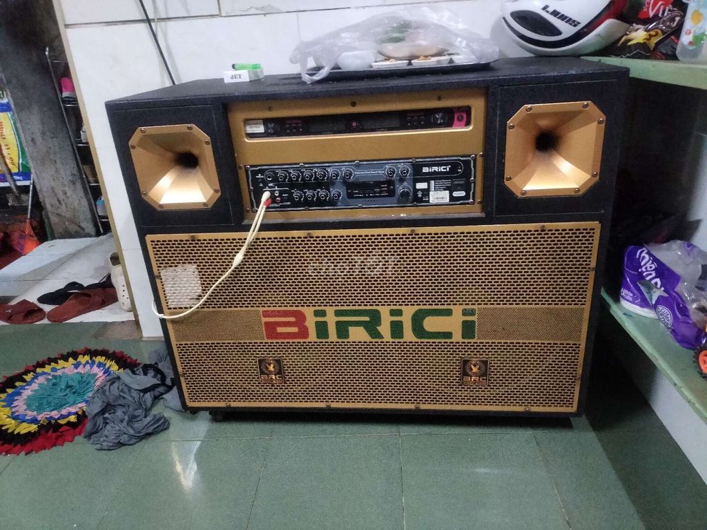 Loa karaoke BIRICI Đen, Vàng. Mua bán Tivi, Âm thanh tại Thành phố Bến Tre Bến Tre được đăng bởi liêm hình 1