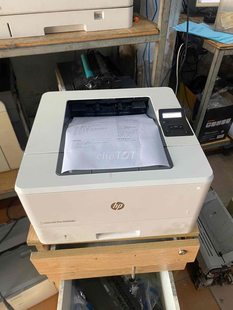 Máy in HP LaserJet Pro 401dn Trắng. Mua bán Đồ dùng văn phòng tại Quận 12 Tp Hồ Chí Minh được đăng bởi thu mua may in hình 1