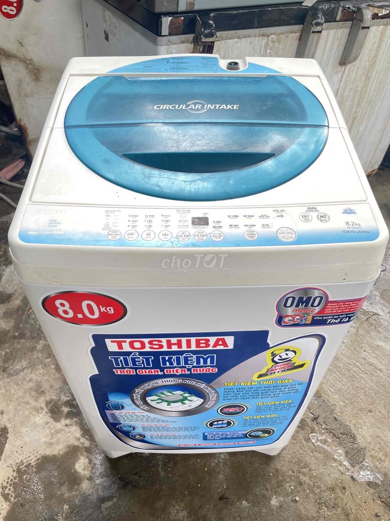 Máy giặt Toshiba 8kg Trắng, Xanh. Mua bán Máy giặt tại Quận Liên Chiểu Đà Nẵng được đăng bởi MAI HỒ hình 1