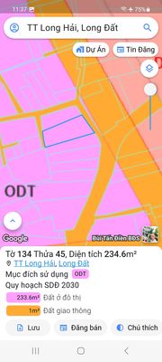Bán đất ở ,234 m2 thổ cư toàn bộ , gần biển tại long hải. Mua bán đất tại Huyện Long Điền Bà Rịa - Vũng Tàu được đăng bởi nghia pham