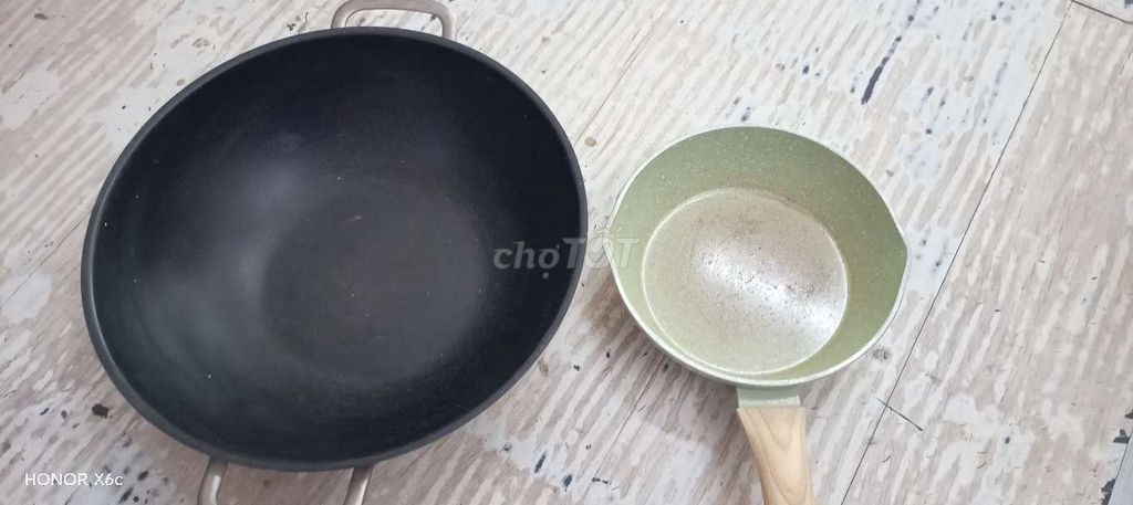 Bộ nồi chảo Green Cook Thép không gỉ Xanh lá. Mua bán Dụng cụ nhà bếp tại Quận 8 Tp Hồ Chí Minh được đăng bởi  poony house hình 1