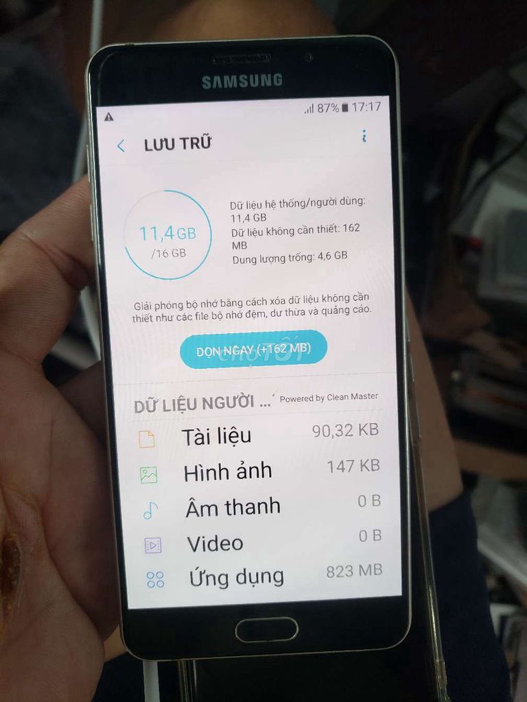 Samsung Galaxy A7 (2016) Vàng 16GB. Mua bán Điện thoại tại Thành phố Dĩ An Bình Dương được đăng bởi vỏ hung hình 1