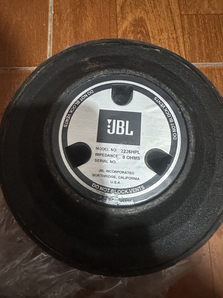 Cục từ loa JBL 2226HPL 40cm 8 Ohms. Mua bán Tivi, Âm thanh tại Huyện Thuỷ Nguyên Hải Phòng được đăng bởi Hoang van tiep hình 1