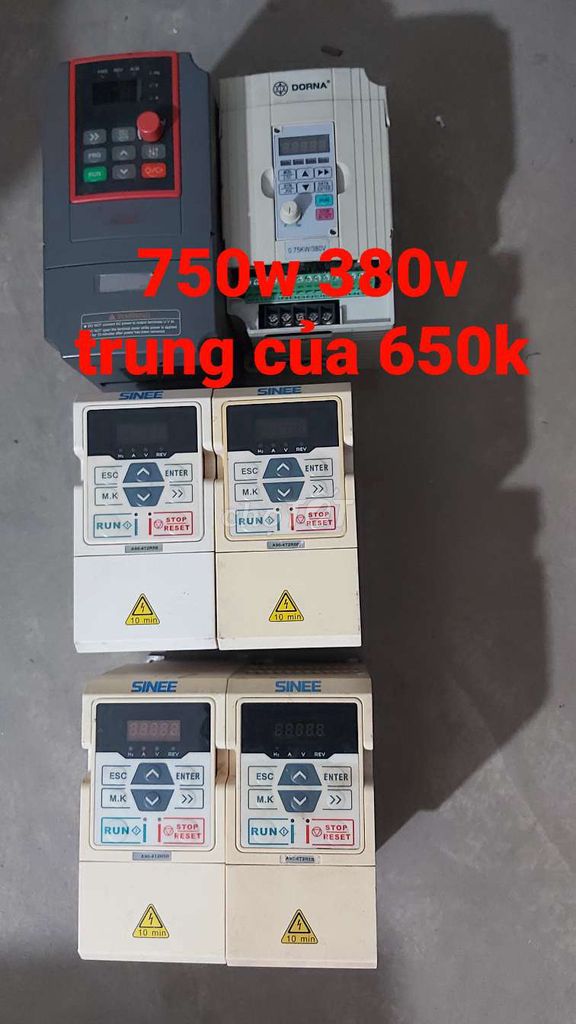 Biến tần Sinee 750W 380V Trắng. Mua bán Đồ chuyên dụng, Giống nuôi trồng tại Huyện Quỳ Hợp Nghệ An được đăng bởi Luc hình 1