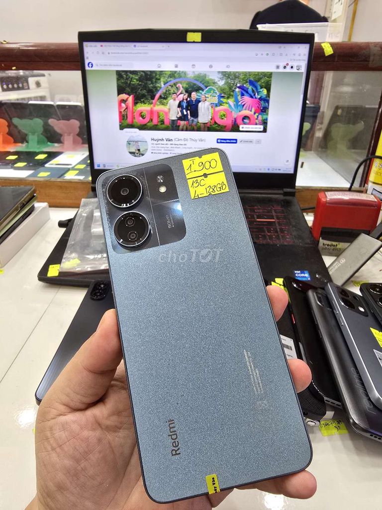 Xiaomi Redmi 13C 4GB/128GB Xám. Mua bán Điện thoại tại Thành phố Long Xuyên An Giang được đăng bởi Facebook Cầm Đồ Thúy Vân hình 1