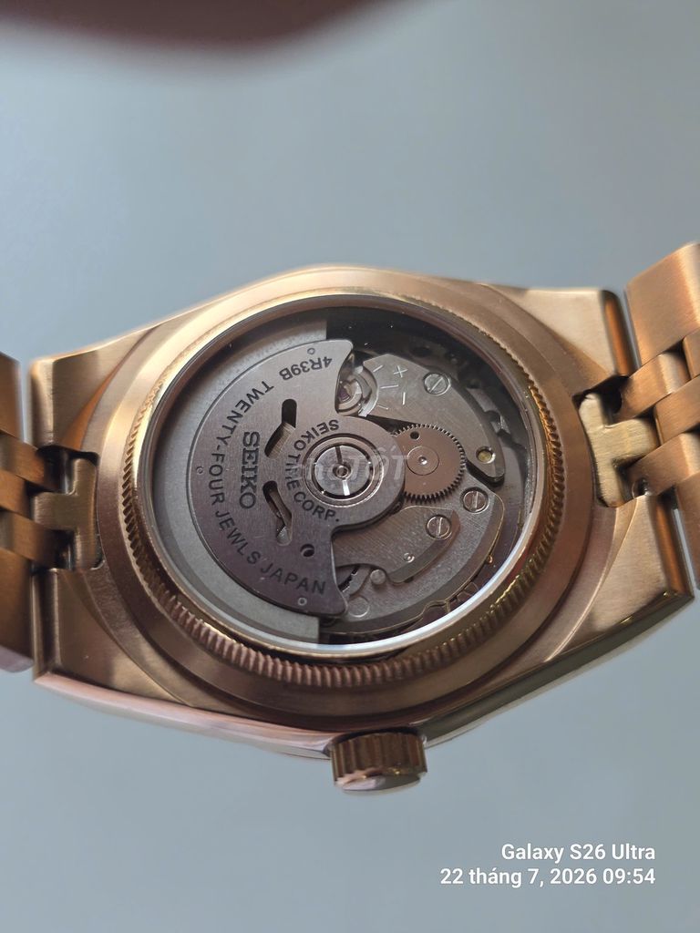 Đồng hồ Seiko Nam Thép không gỉ Vàng hồng. Mua bán Đồng hồ tại Thành phố Thái Bình Thái Bình được đăng bởi Anh st hình 1