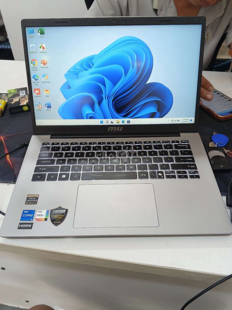 MSI Modern 14 F13MG i5-1335U 16GB/512GB Bạc. Mua bán Laptop tại Quận Gò Vấp Tp Hồ Chí Minh được đăng bởi Chí Hướng Group  hình 1