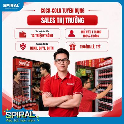 🎯 [HUYỆN VỤ BẢN] TUYỂN SALE THỊ TRƯỜNG COCA COLA 👀