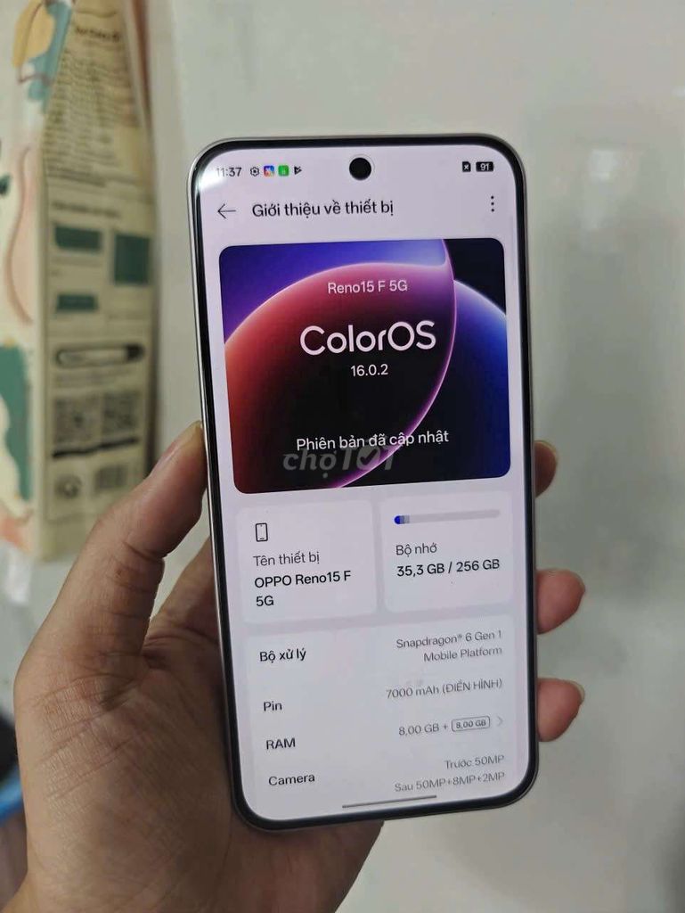 Oppo Reno 15F 5G VN 8g/256g như mới. BH 25/12/2026. Mua bán Điện thoại tại Quận 12 Tp Hồ Chí Minh được đăng bởi Cầm Đồ Thanh Lý hình 1