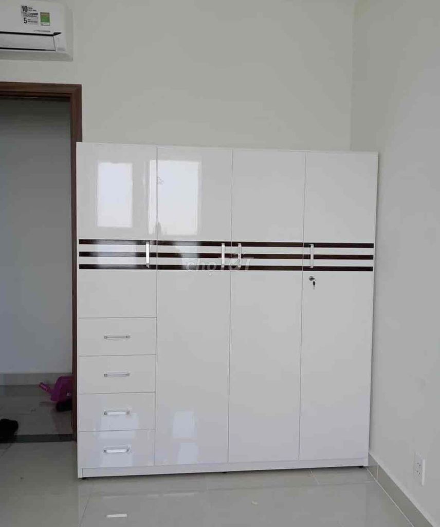 Tủ quần áo Nhựa Đài Loan Trắng. Mua bán Tủ, kệ gia đình tại Thành phố Dĩ An Bình Dương được đăng bởi Hong Le hình 1