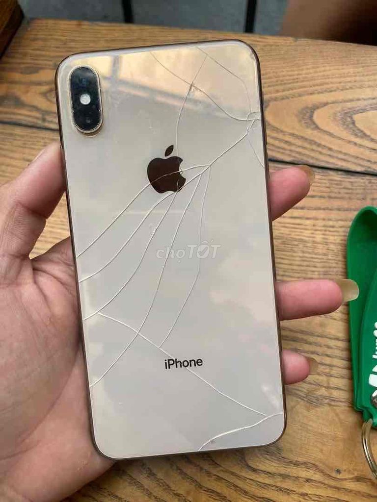 Apple iPhone XS Max Vàng Vỡ lưng. Mua bán Điện thoại tại Huyện Lương Tài Bắc Ninh được đăng bởi Vinh hình 1