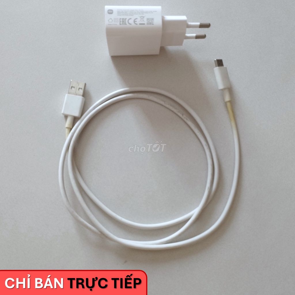 Bộ Sạc Nhanh 10W Xiaomi Redmi 10C Cũ Tốt