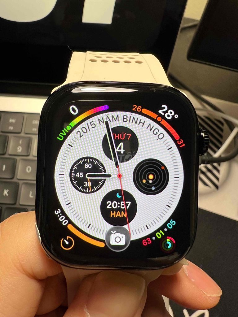 Apple Watch Series 10 46mm Jet black 99% mới. Mua bán Thiết bị đeo thông minh tại Huyện Thanh Trì Hà Nội được đăng bởi Văn Anh Nguyễn hình 1
