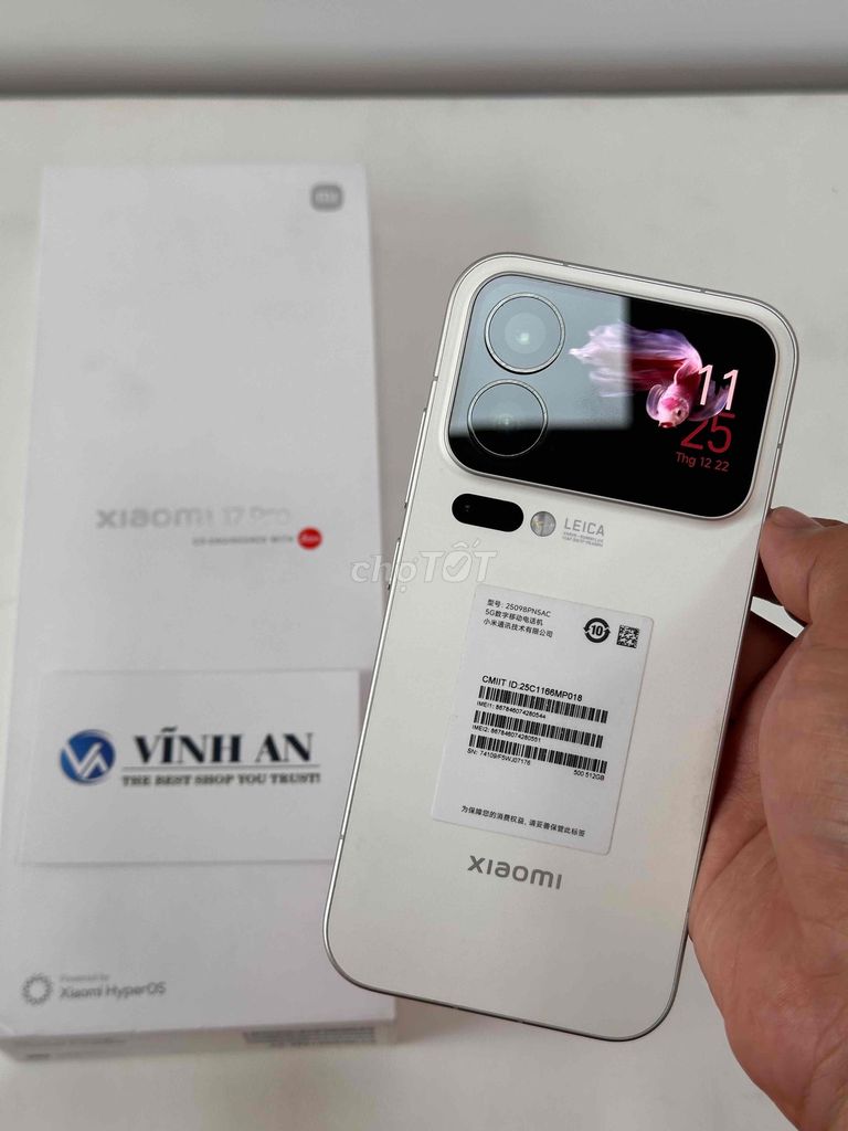 Xiaomi 17 Pro - 99% fullbox. Mua bán Điện thoại tại Thành phố Thủ Đức Tp Hồ Chí Minh được đăng bởi Vĩnh An Mobile Thủ Đức hình 1