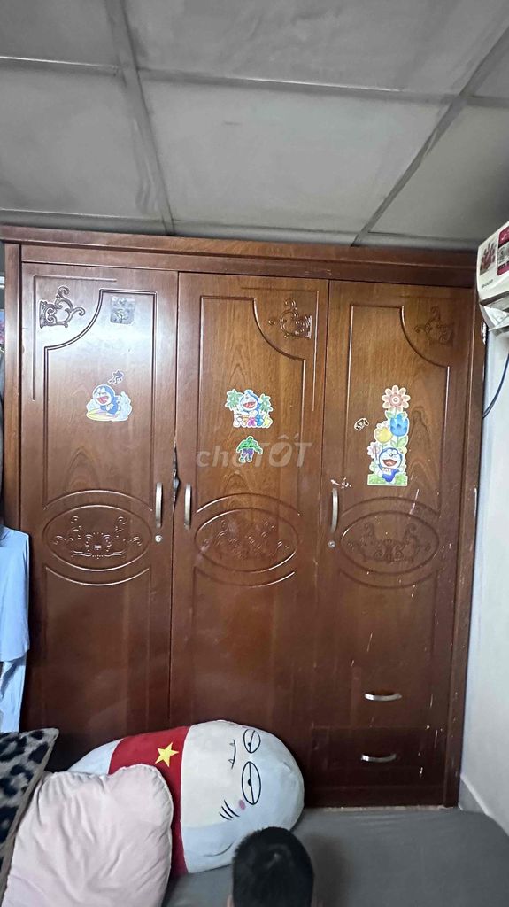 Tủ quần áo Ván ép Nâu 2m x 1m8 Mới nguyên. Mua bán Tủ, kệ gia đình tại Quận Gò Vấp Tp Hồ Chí Minh được đăng bởi Nguyễn hoàng lâm hình 1