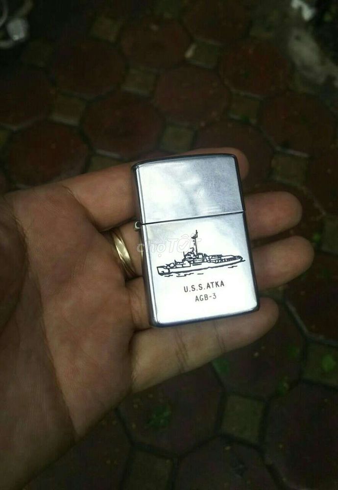 Zippo U.S.S ATKA AGB-3 Tàu Chiến Hiếm