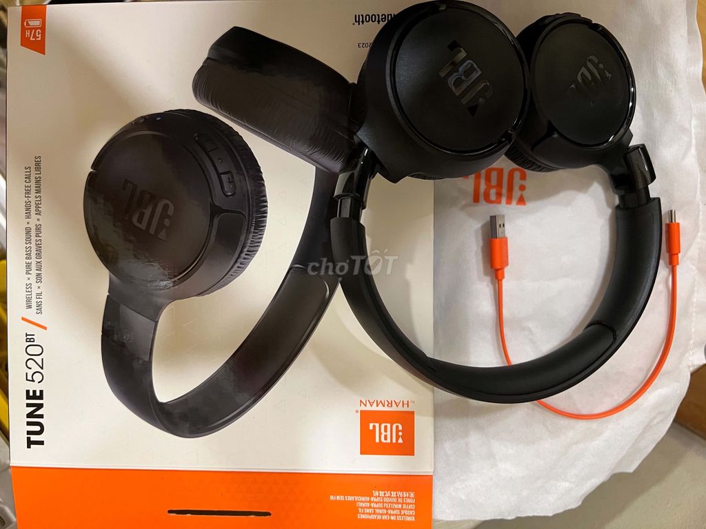 Tai nghe Bluetooth JBL TUNE 520BT Đen. Mua bán Tivi, Âm thanh tại Thành phố Thủ Đức Tp Hồ Chí Minh được đăng bởi Đỗ Quốc Cường hình 1