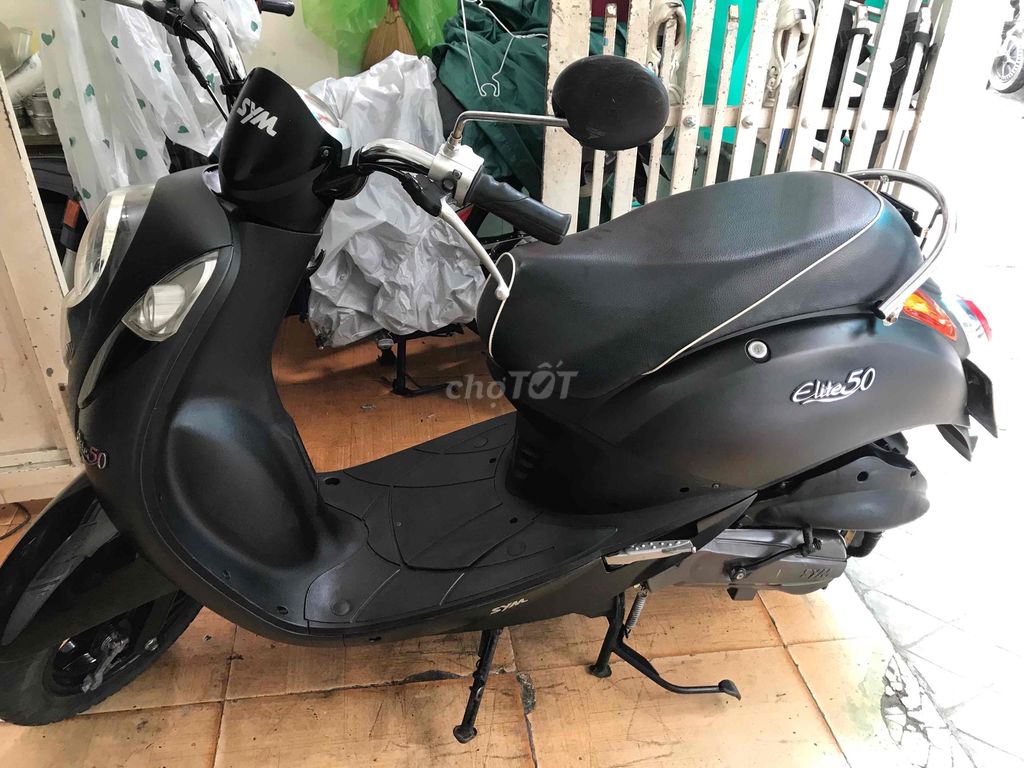 SYM Elite 50cc Đen Xe tay ga