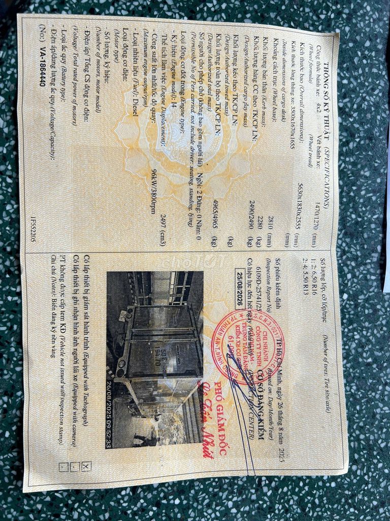 Cần bán Kia K250 2t5 đời 2022 xe zin odo 50.000. Mua bán Xe tải, xe ben tại Quận 12 Tp Hồ Chí Minh được đăng bởi Ngọc Linh hình 6