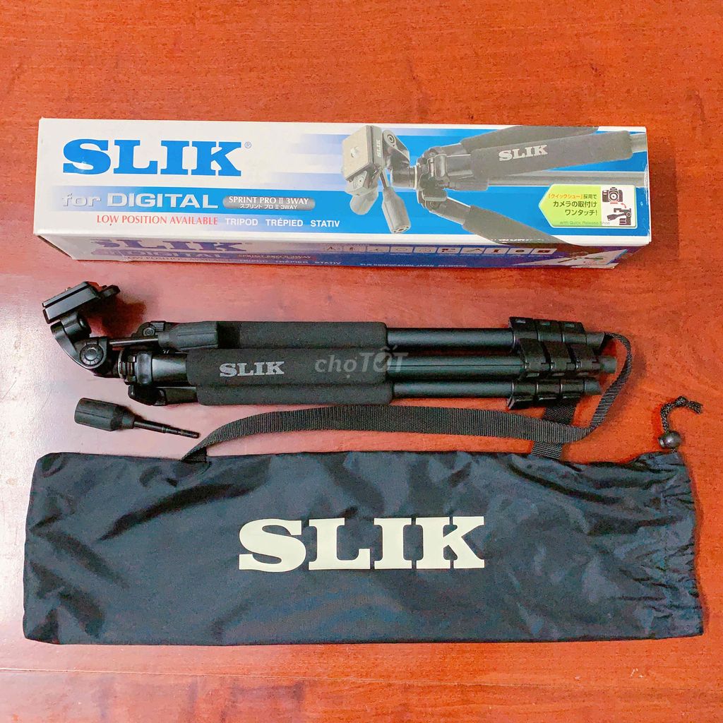Chân máy ảnh SLIK SPRINT PRO II 3WAY xuất sắc. Mua bán Phụ kiện (Màn hình, Chuột...) tại Huyện Gia Lộc Hải Dương được đăng bởi Điện máy nhật úc hình 1