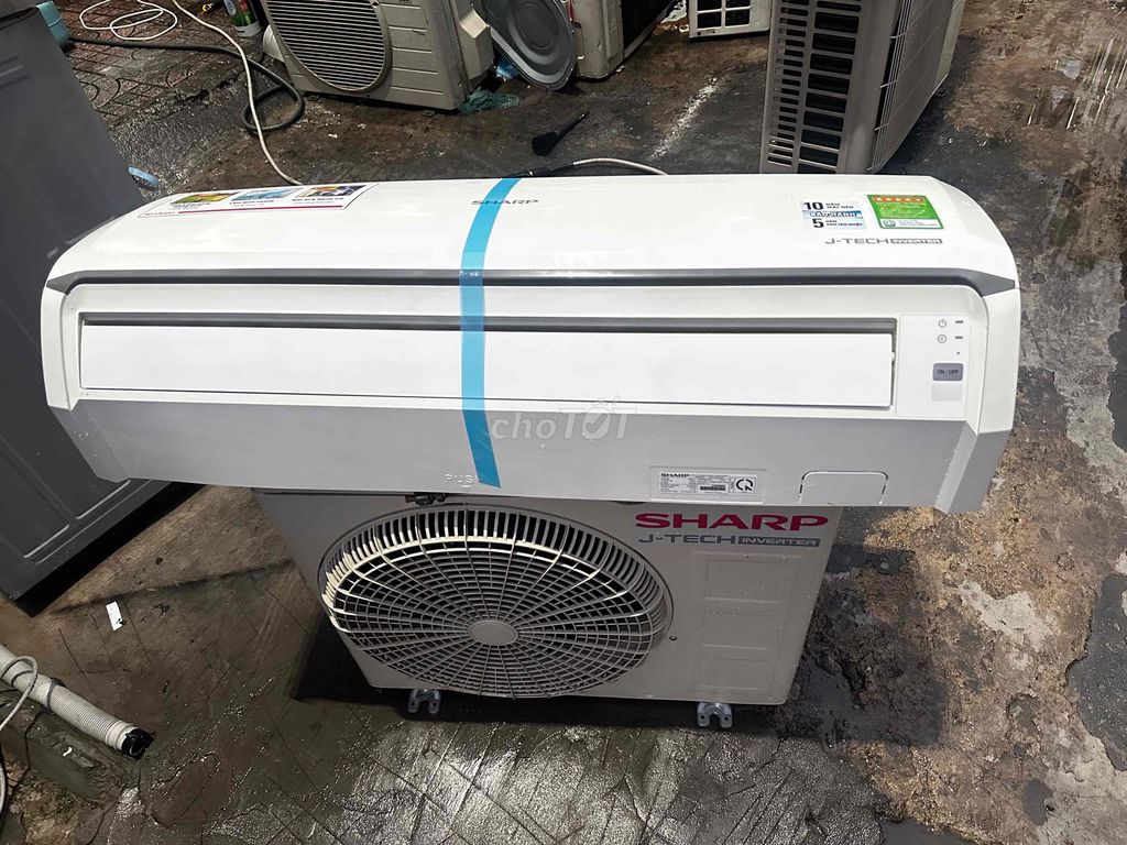 Điều hòa Sharp J-Tech Inverter Trắng 1hp. Mua bán Máy lạnh, điều hoà tại Thành phố Dĩ An Bình Dương được đăng bởi Điện Máy Hoàn Phát hình 1