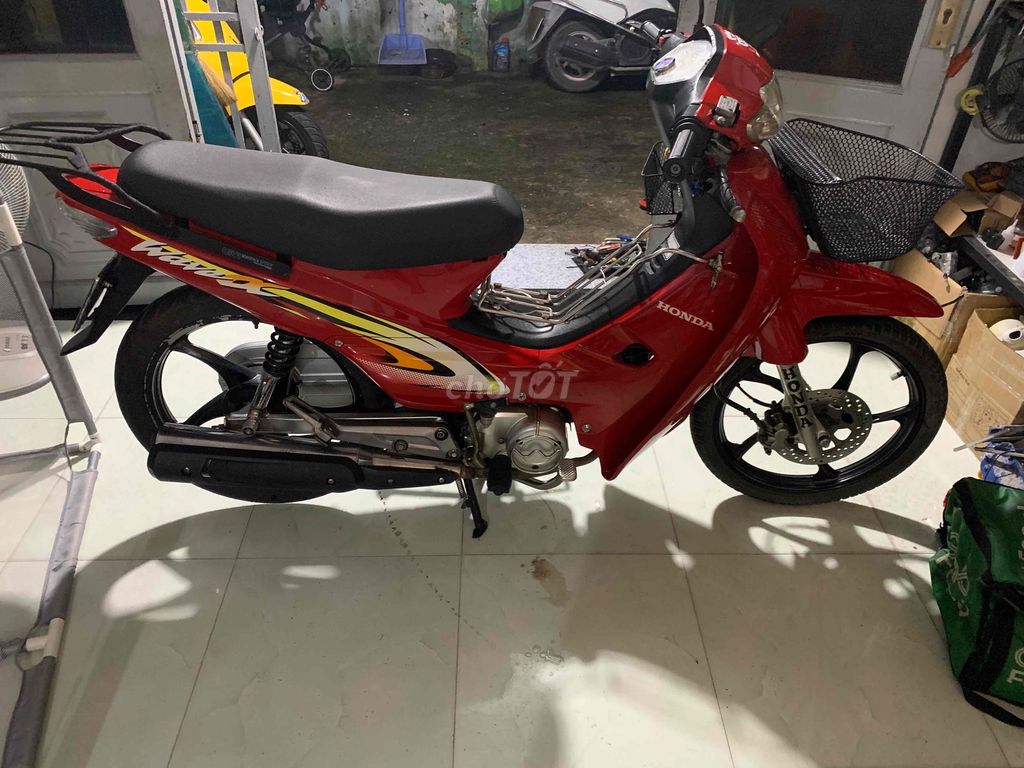 Honda Wave 50cc тюнинг 100cc с красным корейским ПТС