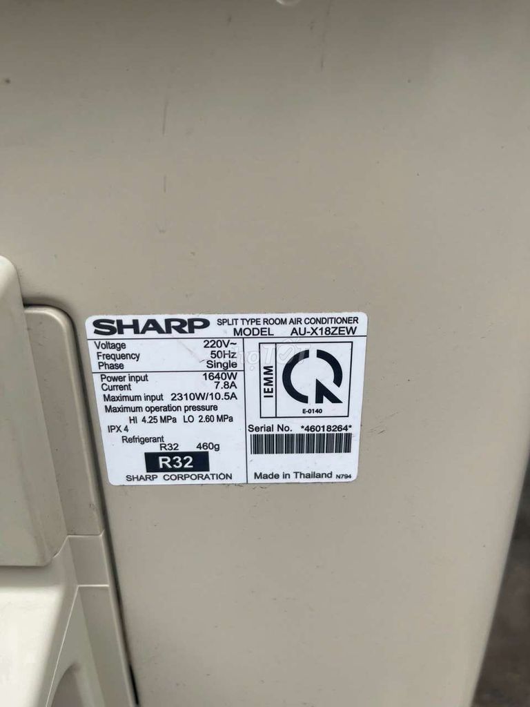 Máy Lạnh Sharp 2 ngựa inverter