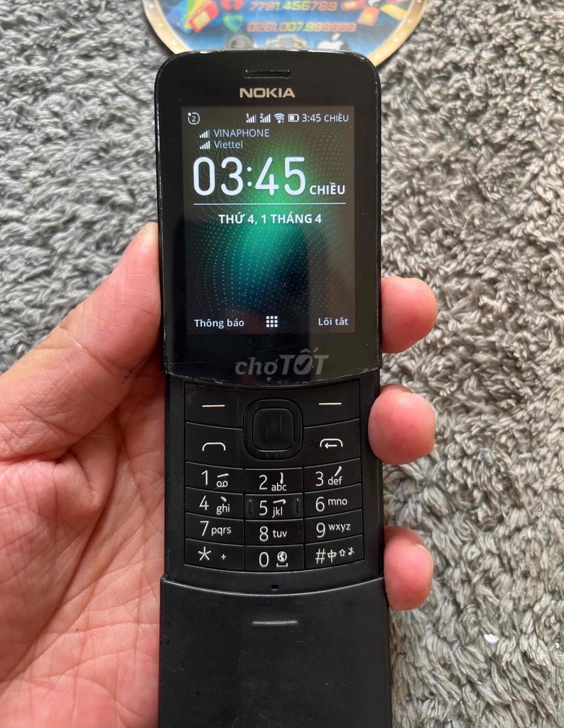 8110 đen 4G Wifi phát Wifi zin chính hãng FPT. Mua bán Điện thoại tại Quận Bình Thạnh Tp Hồ Chí Minh được đăng bởi Trùm Nokia Cổ SG hình 1