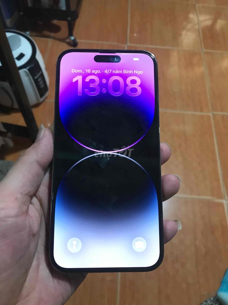 Apple iPhone 14 Pro Max 128GB Tím mới 98% màn zin. Mua bán Điện thoại tại Quận Cầu Giấy Hà Nội được đăng bởi Hồng ngọc hình 1