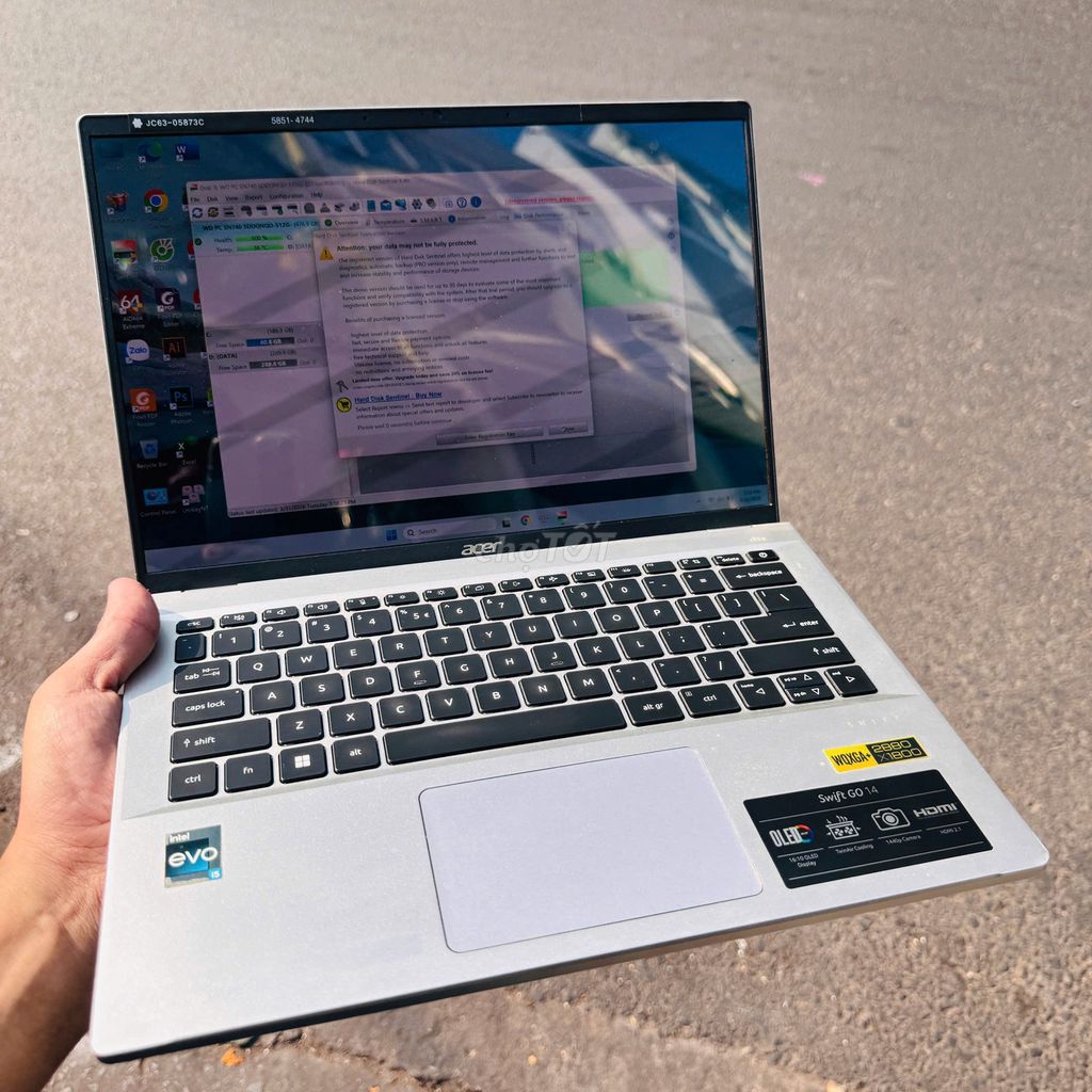 Acer Swift Go 14 i5-13500H 16GB/256GB full mượt. Mua bán Laptop tại Quận Bình Tân Tp Hồ Chí Minh được đăng bởi Tantaimobile hình 1
