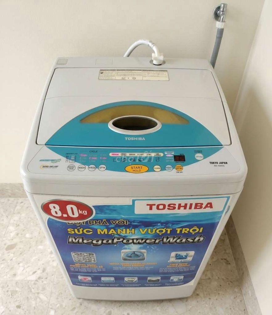 Máy giặt Toshiba AW-8005 8.0 kg Trắng. Mua bán Máy giặt tại Quận Thanh Xuân Hà Nội được đăng bởi Thanh Trúc hình 1