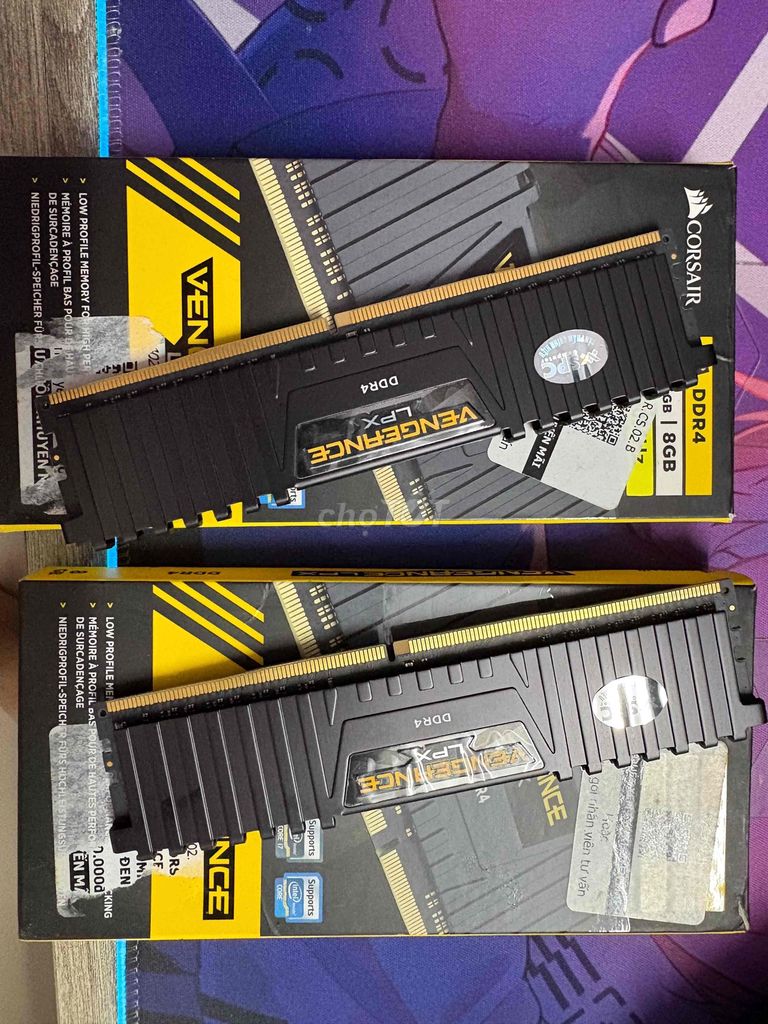 RAM Corsair Vengeance LPX 8GB DDR4 Đen. Mua bán Linh kiện (RAM, Card...) tại Quận Thanh Xuân Hà Nội được đăng bởi Hiii hình 1