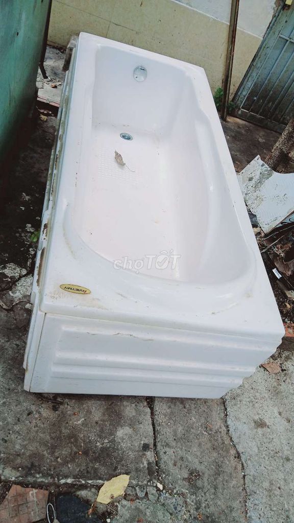 Bồn tắm VIETMY Trắng. Mua bán Thiết bị vệ sinh, nhà tắm tại Quận Bình Thạnh Tp Hồ Chí Minh được đăng bởi GÓC PASS ĐỒ hình 1