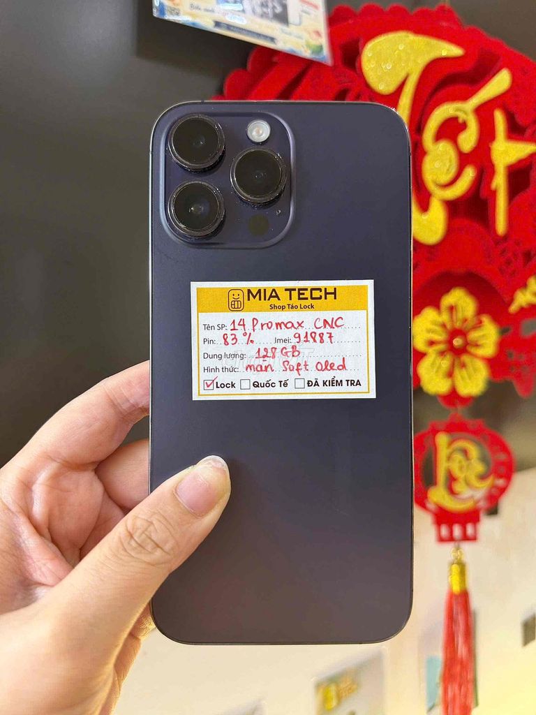iPhone 14 Pro Max 128GB Lock. Mua bán Điện thoại tại Quận Ba Đình Hà Nội được đăng bởi Huy Trần hình 1