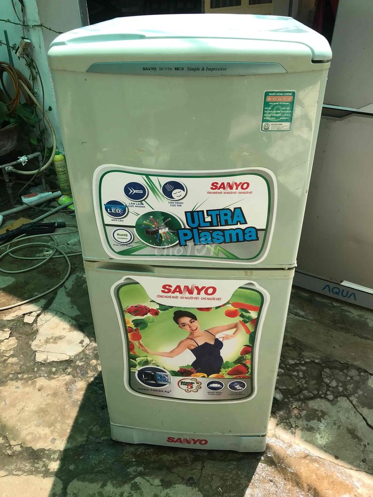 Tủ lạnh Sanyo 110L Xanh lá Không đóng tuyết. Mua bán Tủ lạnh tại Thành phố Long Xuyên An Giang được đăng bởi Máy lạnh Inverter hình 1