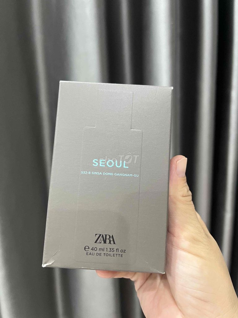 Nước hoa Nam Zara Seoul New 40ml. Mua bán Nước hoa tại Thành phố Vũng Tàu Bà Rịa - Vũng Tàu được đăng bởi Mai hình 1