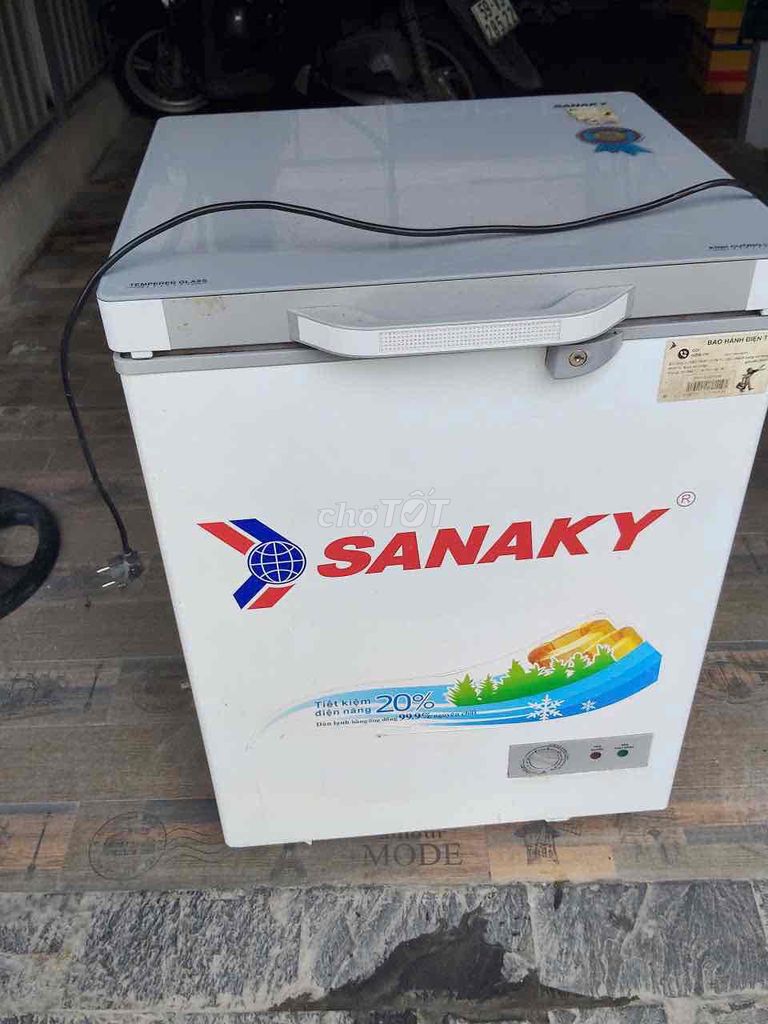 Tủ đông Sanaky 110 lít Trắng Đã sử dụng. Mua bán Tủ lạnh tại Quận Gò Vấp Tp Hồ Chí Minh được đăng bởi Trần công Phú  hình 1